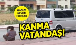 Konya'da VIP dilenci çetesi böyle görüntülendi