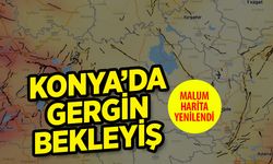 Konya'yı Düşündüren Harita! Bu İlçelerde Yaşayanlar Korku İçinde Bekleyişini Sürdürüyor