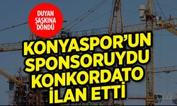 Konyaspor'un sponsoruydu konkordato ilan etti