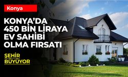 Konya'da 450 Bin Liraya 2 Katlı Ev Sahibi Olma Fırsatı! Selçuklu Belediyesi'nden Ucuz Arsa Satışı