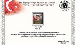 Şehit Sefer Alan'ın Memleketi Elazığ'da Yas Hakim