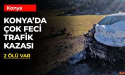 Feci Kaza! Derebucak-Antalya Yolunda Kafa Kafaya Çarpışma: 2 Ölü, 1 Yaralı