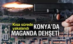 Konya'da maganda can yaktı