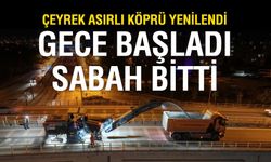 Konya'da çalışma gece başladı sabaha bitti