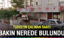 Rus turistin çalınan saati bakın nerede ortaya çıktı