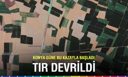 Konya-Ankara Yolu'nda Devrilen Tır Trafiği Felç Etti, Ekipler Hızla Müdahale Etti
