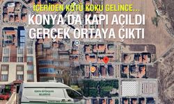 Konya'da evden gelen kötü kokunun sebebi kapı açılınca ortaya çıktı