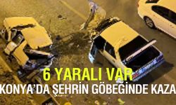 Konya’da Aşırı Hız Kazası: 6 Yaralı, Yol 2 Saat Kapandı