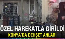 Konya’da dehşet! Boğazına bıçak dayayıp evini ateşe verdi, çatıya çıkınca Özel Harekat müdahale etti