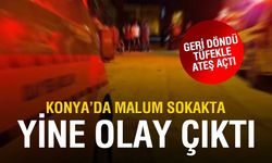 Konya'da Malum Sokakta Yine Olay! Kafeler Sokağında Tüfekle Ateş Açtı