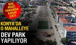 Çimenlik Mahallesi'ndeki O Araziye Ne Yapılacağı Belli Oldu