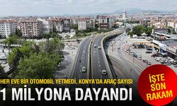 Her Eve Bir Otomobil Yetmedi, Konya’da Araç Sayısı 1 Milyona Dayandı