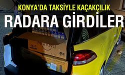 Konya'da Taksiler Radara Girdi: Ağzına Kadar Kaçak Sigara