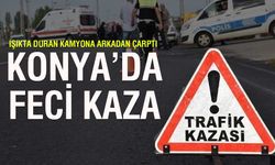 Konya Ereğli’de Kamyonet, Trafikte Bekleyen Tıra Çarptı: Sürücü Ağır Yaralandı