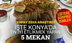 Yapay Zeka Veritabanlarını Karşılaştırdı! İşte Konya'nın En İyi Etliekmek Yapan 5 Mekanı