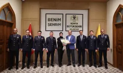 Konya İtfaiyesi Başkan Altay'ı Ziyaret Etti