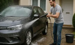 Evin Önünde Araba Yıkayana Ceza