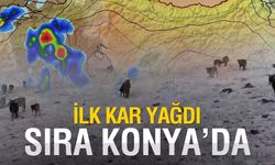Türkiye'ye İlk Kar Düştü! Konya’da Gözler Yağmurda