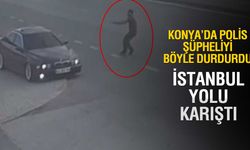 Konya'da Polis Driftçiyi Böyle Durdurdu