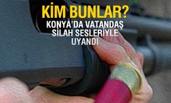 Meram'da Pompalı Dehşeti! Mahalleyi Uykusundan Uyandırdılar