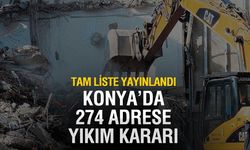 Konya'da 274 Kaçak Yapı İçin Yıkım Başlıyor