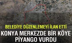 Konya'da mahalleye piyango vurdu