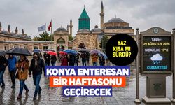 Konya'da 10 Derecelik Ani Düşüş: Hafta Sonu Sağanak Geliyor!