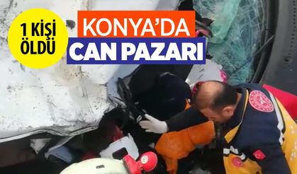 Konya'da can pazarı: 1 kişi öldü 8 kişi de yaralı