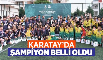 Karatay'ın turnuvasında Prof. Dr. Fuat Sezgin Ortaokulu şampiyon oldu