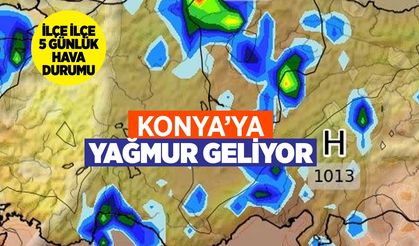Konya'da Kasım Ayına Yağış Müjdesi