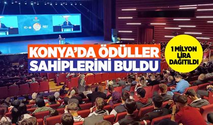 Konya'da ödüller dağıtıldı! Büyük ödül o isme gitti