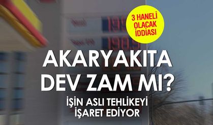 Akaryakıta dev zam haberlerine yalanlama