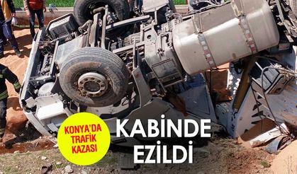 Ereğli'de Kontrolden Çıkan Tırın Sürücüsü Şarampole Devrilerek Hayatını Kaybetti