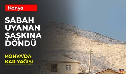Kulu'ya Kar Yağdı