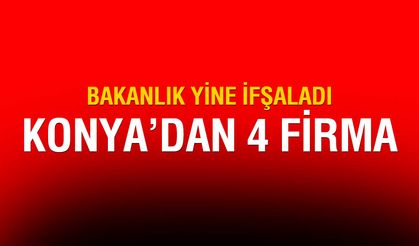 Tarım Bakanlığı Yine İfşaladı: Konya’dan 4 Firma Listede