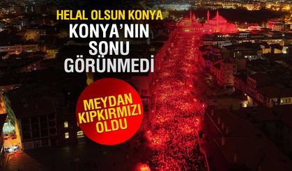 Konya'dan Sessiz Çığlık! Her Yer Kırmızıya Boyandı