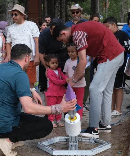 Konya'nın tepesinde bir siyah sema