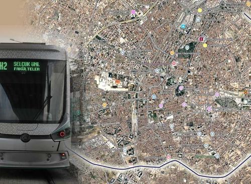 KONYA'NIN YENİ TRAMVAY HATTINDA DETAYLAR BELLİ OLDU