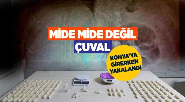 Konya’da Midede Kuryelik Operasyonu: 3 Tutuklama
