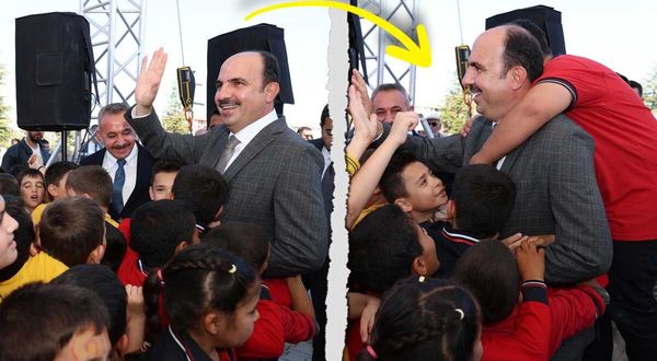 HERŞEY BİR ANDA OLDU! BAŞKAN ALTAY'A SEVGİSİNİ BÖYLE GÖSTERDİ