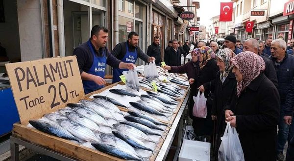 KONYA PALAMUTA DOYDU! 20 TL'YE SATACAKLAR