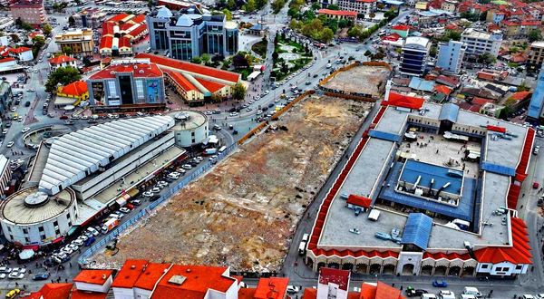 Konya Peynir Pazarı’nda ikinci etap yıkım tamamlandı
