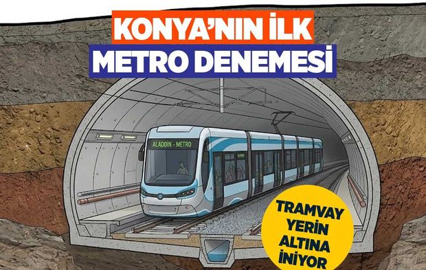 Konya Transit Trafiğine Neşter: Raylı Sistemde 3 Dev Köprü ve Yeraltı Geçişi Dönemi