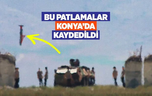 Konya’da gövde gösterisi! TOLUN mühimmatları hedefleri vurdu