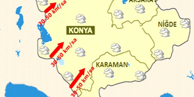 Meteoroloji'den Konya'ya son dakika uyarısı