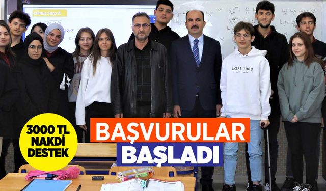Konya Büyükşehir Belediyesi 12. Sınıflar 3000 TL Başvuruları Başladı