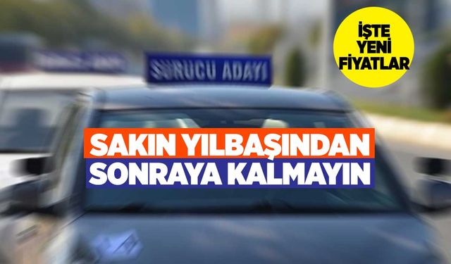 2024'te ehliyet fiyatı 20 bin lirayı aşacak