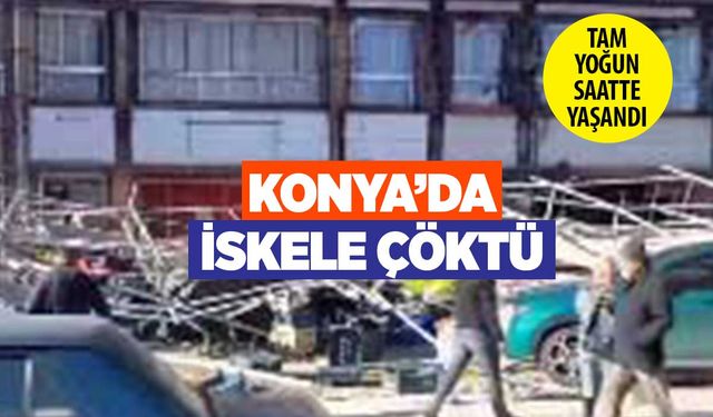 Konya'da büyük bir görültü sonrası bu manzara ortaya çıktı