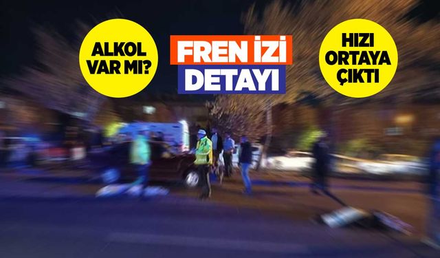 Frene bastığında hızı kaçtı: Sürücü alkollü müydü? İşte cevaplar