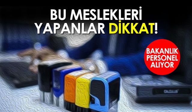 Tarım ve Orman Bakanlığı 7 bin 158 personel alımı yapacak